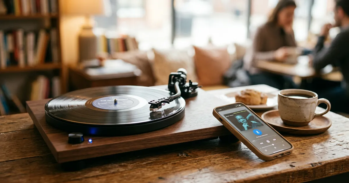 レコードプレーヤーをスマホにBluetooth接続する方法｜機種別手順